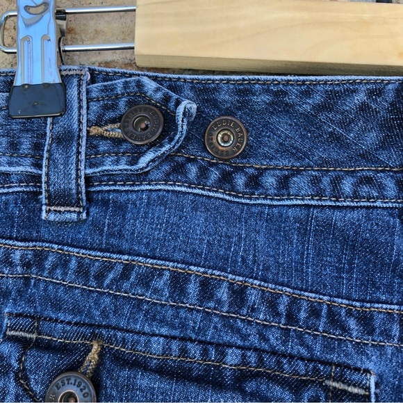 Eddie Bauer Est 1920 Adjustable Waist Button Flap Back Pockets 2009 Jeans 10R - Picture 7 of 16
